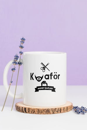 Alya Gift Shop Kişiye Özel Kuaför Kupa Bardak