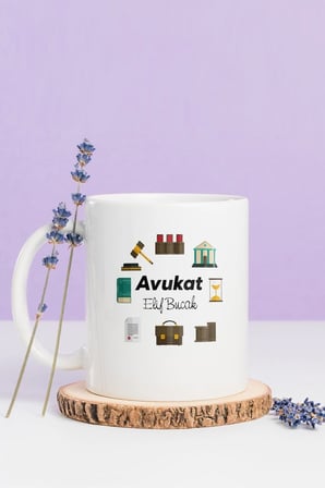 Alya Gift Shop Kişiye Özel Avukat Kupa Bardak