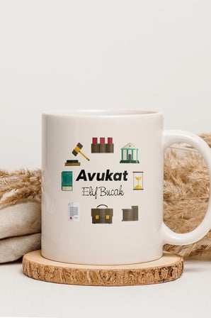 Alya Gift Shop Kişiye Özel Avukat Kupa Bardak
