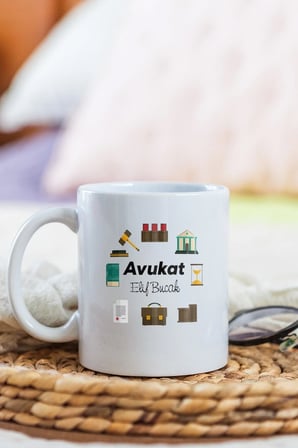 Alya Gift Shop Kişiye Özel Avukat Kupa Bardak