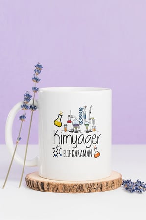 Alya Gift Shop Kişiye Özel Kimyager Kupa Bardak