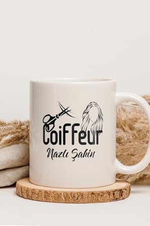 Alya Gift Shop Kişiye Özel Coiffeur Kupa Bardak