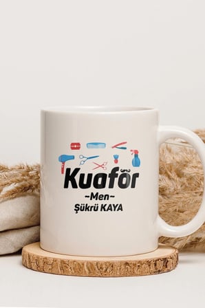 Alya Gift Shop Kişiye Özel Kuaför Kupa Bardak
