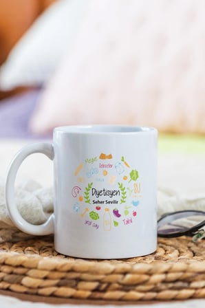 Alya Gift Shop Kişiye Özel Diyetisyen Kupa Bardak