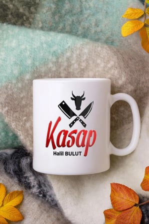 Alya Gift Shop Kişiye Özel Kasap Kupa Bardak