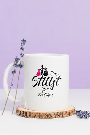 Alya Gift Shop Kişiye Özel Stilist Kupa Bardak