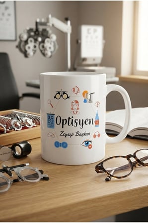 Alya Gift Shop Kişiye Özel Optisyen Kupa Bardak