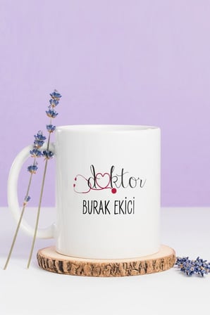 Alya Gift Shop Kişiye Özel Doktor Kupa Bardak