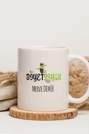 Alya Gift Shop Kişiye Özel Diyetisyen Kupa Bardak