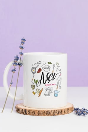 Alya Gift Shop Kişiye Özel Aşçı Kupa Bardak
