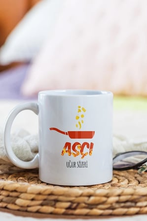 Alya Gift Shop Kişiye Özel Aşçı Kupa Bardak