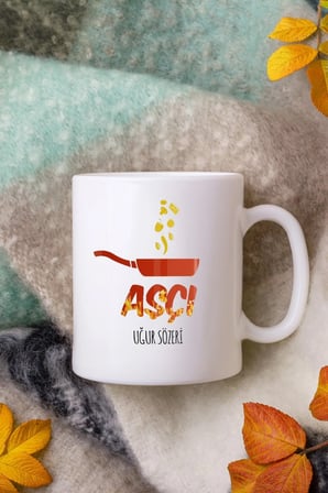 Alya Gift Shop Kişiye Özel Aşçı Kupa Bardak