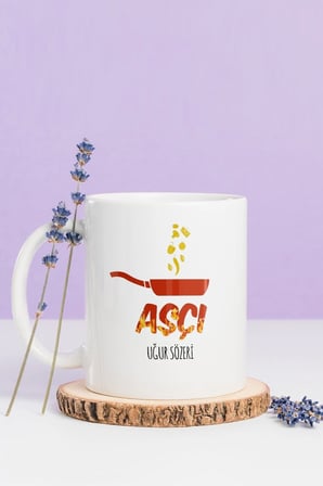 Alya Gift Shop Kişiye Özel Aşçı Kupa Bardak