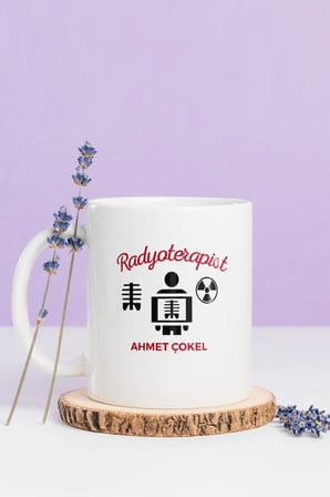 Alya Gift Shop Kişiye Özel Radyoterapist Kupa Bardak