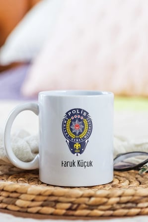 Alya Gift Shop Kişiye Özel Polis Kupa Bardak