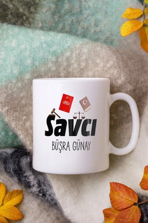 Alya Gift Shop Kişiye Özel Savcı Kupa Bardak