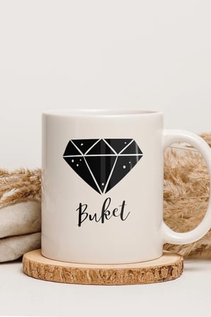 Alya Gift Shop Kişiye Özel İsme Özel Elmas Kupa Bardak