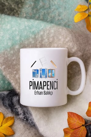 Alya Gift Shop Kişiye Özel Pimapenci Kupa Bardak