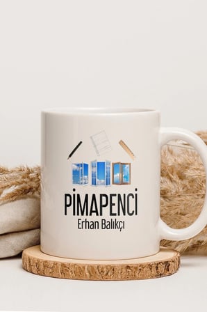 Alya Gift Shop Kişiye Özel Pimapenci Kupa Bardak