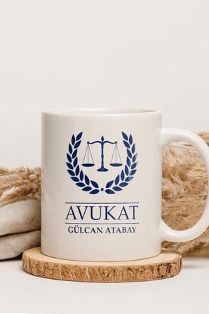 Alya Gift Shop Kişiye Özel Avukat Kupa Bardak