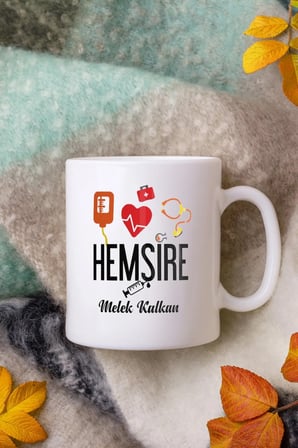 Alya Gift Shop Kişiye Özel Hemşire Kupa Bardak