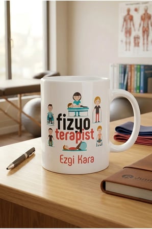 Alya Gift Shop Kişiye Özel Fizyoterapist Kupa Bardak