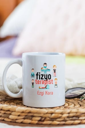 Alya Gift Shop Kişiye Özel Fizyoterapist Kupa Bardak