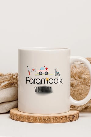Alya Gift Shop Kişiye Özel Paramedik Kupa Bardak