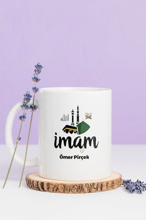 Alya Gift Shop Kişiye Özel İmam Kupa Bardak