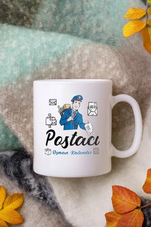 Alya Gift Shop Kişiye Özel Postacı Kupa Bardak