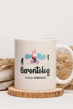 Alya Gift Shop Kişiye Özel Gerontolog Kupa Bardak