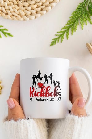 Alya Gift Shop Kişiye Özel Kickboks Kupa Bardak