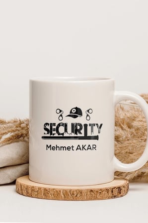 Alya Gift Shop Kişiye Özel Security Kupa Bardak
