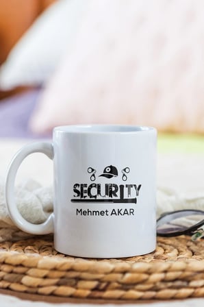 Alya Gift Shop Kişiye Özel Security Kupa Bardak