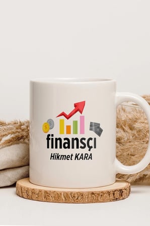 Alya Gift Shop Kişiye Özel Finansçı Kupa Bardak