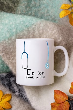 Alya Gift Shop Kişiye Özel Doktor Kupa Bardak