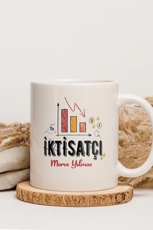 Alya Gift Shop Kişiye Özel İktisatçı Kupa Bardak