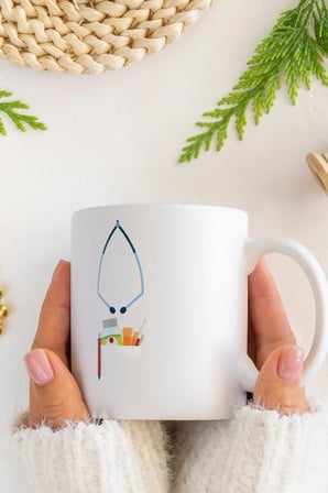 Alya Gift Shop Kişiye Özel Doktor Kupa Bardak