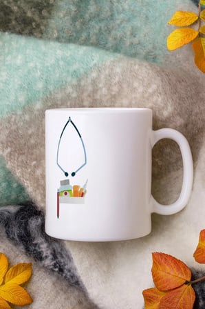 Alya Gift Shop Kişiye Özel Doktor Kupa Bardak