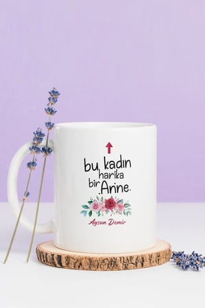 Alya Gift Shop Kişiye Özel Bu Kadın Anne Kupa Bardak
