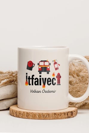 Alya Gift Shop Kişiye Özel İtfayeci Kupa Bardak