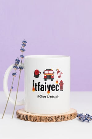 Alya Gift Shop Kişiye Özel İtfayeci Kupa Bardak