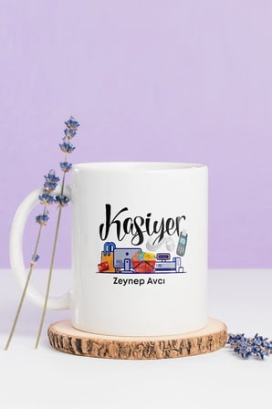 Alya Gift Shop Kişiye Özel Kasiyer Kupa Bardak