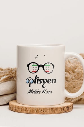 Alya Gift Shop Kişiye Özel Optisyen Kupa Bardak