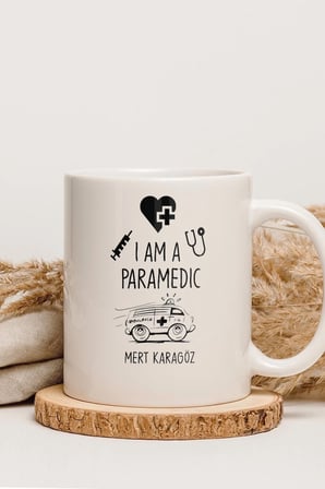 Alya Gift Shop Kişiye Özel I am Paramedic Kupa Bardak
