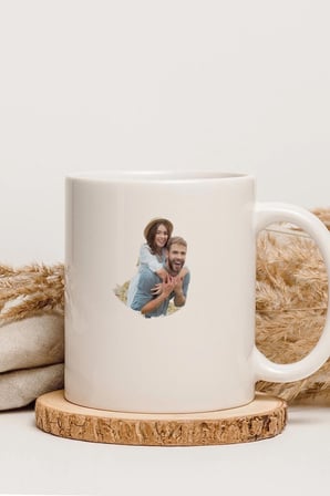 Alya Gift Shop Kişiye Özel Kadın Erkek Figürlü Kupa Bardak