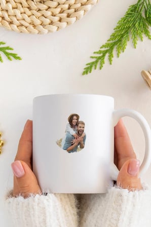 Alya Gift Shop Kişiye Özel Kadın Erkek Figürlü Kupa Bardak