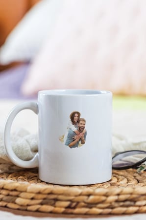Alya Gift Shop Kişiye Özel Kadın Erkek Figürlü Kupa Bardak