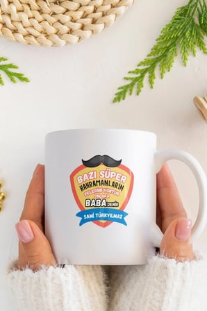 Alya Gift Shop Kişiye Özel Baba Kupa Bardak