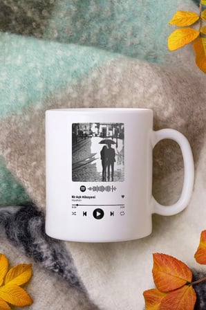 Alya Gift Shop Kişiye Özel Spotify Kupa Bardak